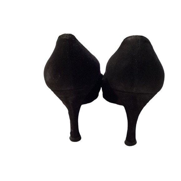 STUART WEITZMAN black Suede Pumps style BW32887 size 6.5 - Picture 5 of 8